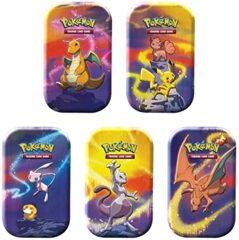 Kanto Powers Mini Tins Set of Five (One of Each)